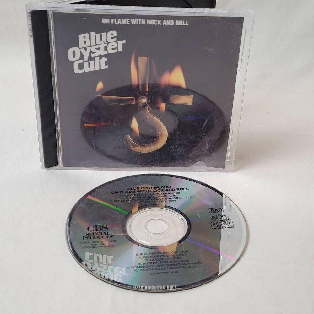 Blue Oyster Cult - On Flame With Rock And Roll - CD-1990 Sony Records